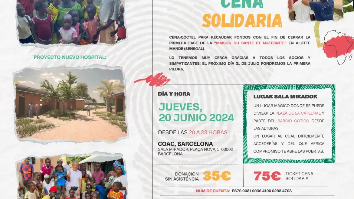 cena solidaria Africa